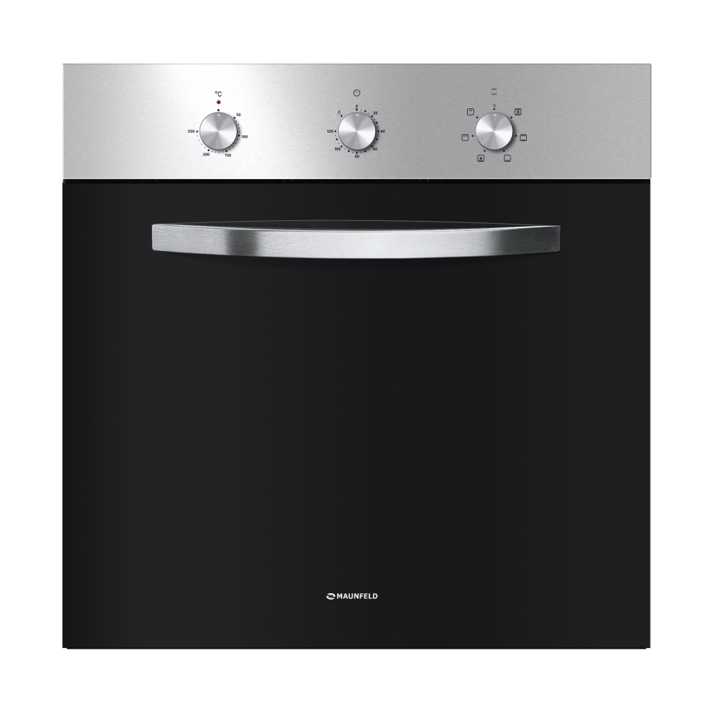 Электрический духовой шкаф Maunfeld EOEC.586S1 нержавеющая сталь\черное стекло