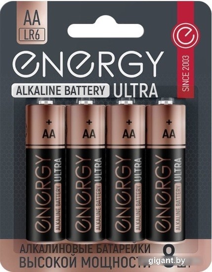 Батарейка Energy Ultra LR6/8B АА 104980