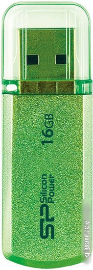 USB Flash Silicon-Power Helios 101 16GB зеленый [SP016GBUF2101V1N]