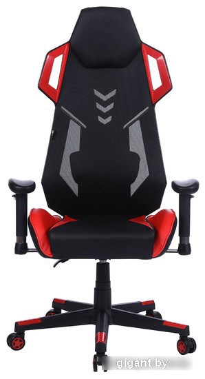 Кресло CACTUS CS-CHR-090BLR (черный/красный)
