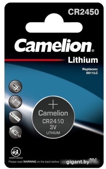 Батарейки Camelion CR2450 [CR2450-BP1]
