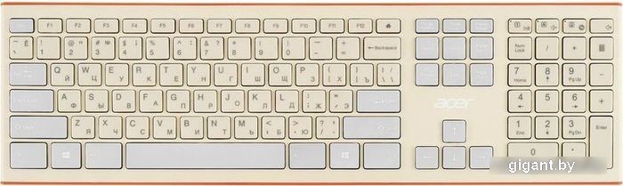 Клавиатура + мышь Acer OCC200 (бежевый)