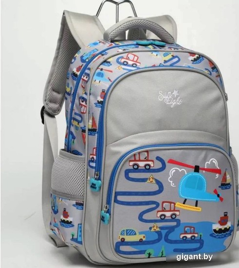 Школьный рюкзак Sun Eight SE-90008 (серый)