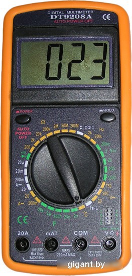 Мультиметр S-Line DT-9208A