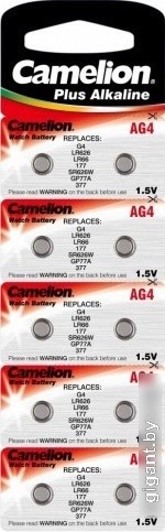Батарейки Camelion LR66 10 шт. [AG4-BP10]