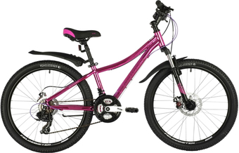 Велосипед Novatrack Katrina 24 р.10 2020 (розовый металлик)