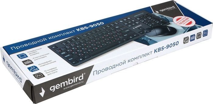 Клавиатура + мышь Gembird KBS-9050