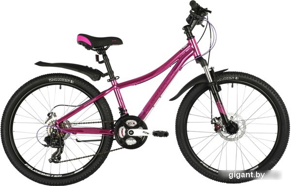Велосипед Novatrack Katrina 24 р.10 2020 (розовый металлик)