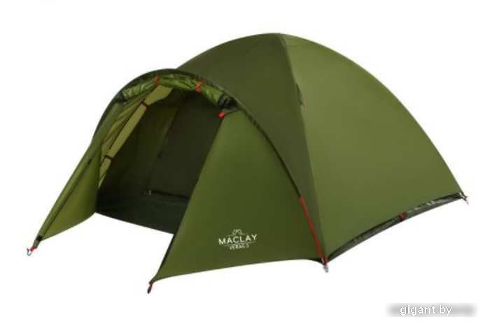 Треккинговая палатка Maclay Verag 4 (хаки)