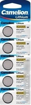 Батарейка Camelion СR2032 5 шт. CR2032-BP5
